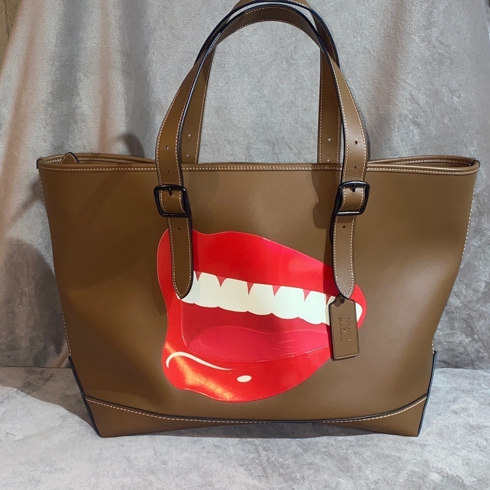 Coach x Tom Wesselmann Smile Mouth
Lips Teeth Carriage Tote